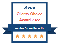 Avvo | Clients' Choice Award 2022 | Ashley Stone Benedik | 5 Star