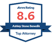 Avvo Rating | 8.6 | Ashley Stone Benedik | Top Atorney